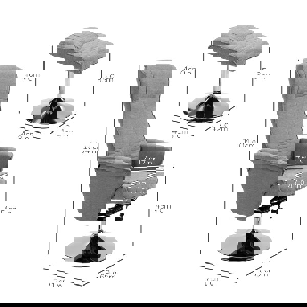 Recliner with Ottoman