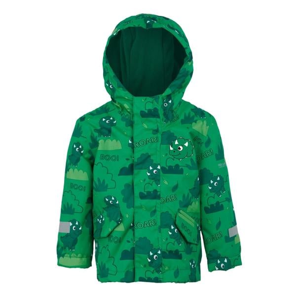 Regatta Childrens/Kids Stompy The Dinosaur Waterproof Jacket - Jelly Bean - 
