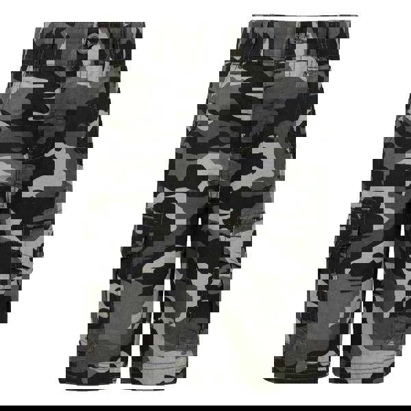 Mountain Warehouse Childrens/Kids Camo Cargo Shorts - Black