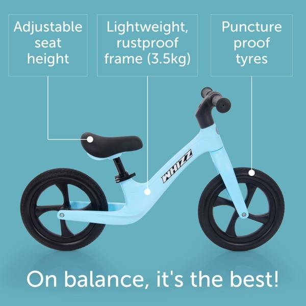 tickit Whizz Balance Bike - Blue