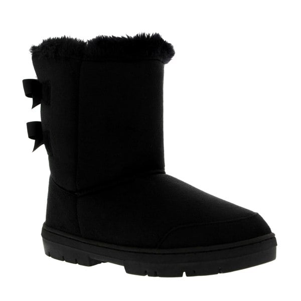 VIVA Bella: Womens Twin Bow Tall Classic Waterproof Winter Rain Snow Boots