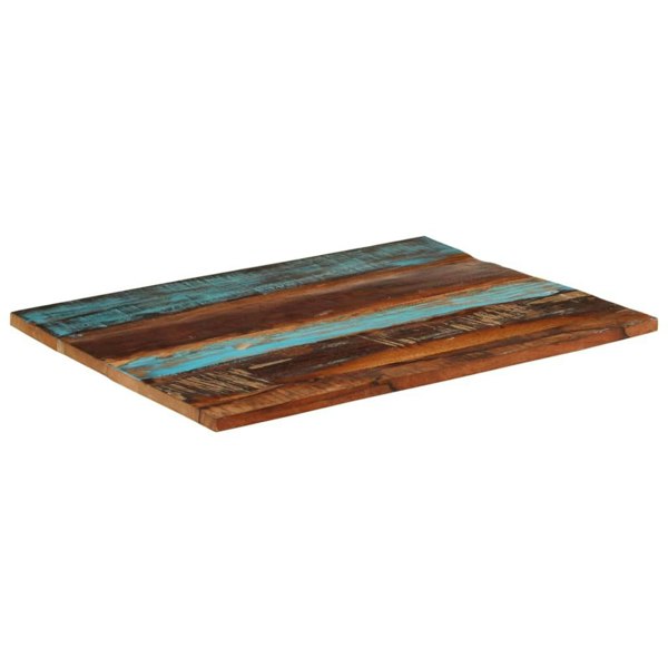 Berkfield Rectangular Table Top 70x90 cm 25-27 mm Solid Reclaimed Wood