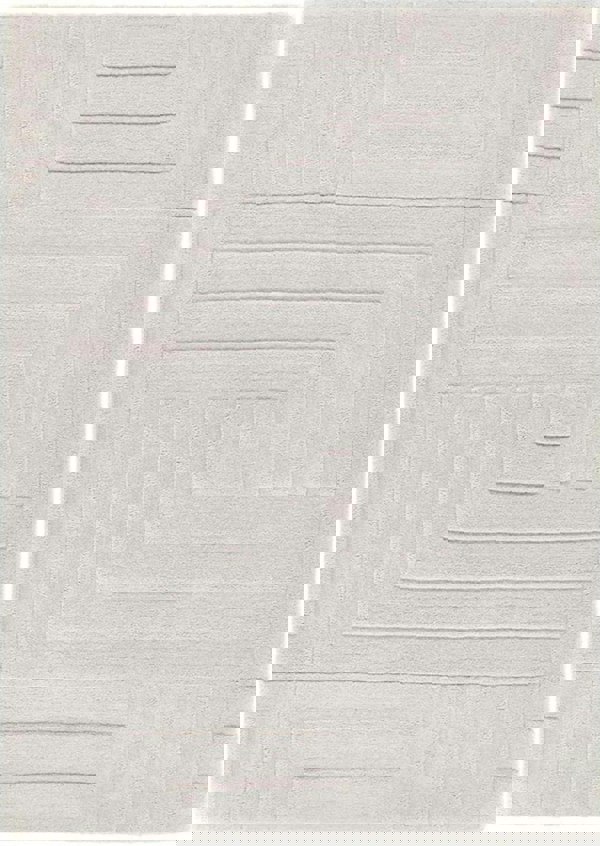 Maze Grey Geometric Wool Rug | Artisan-Crafted | The Rugs