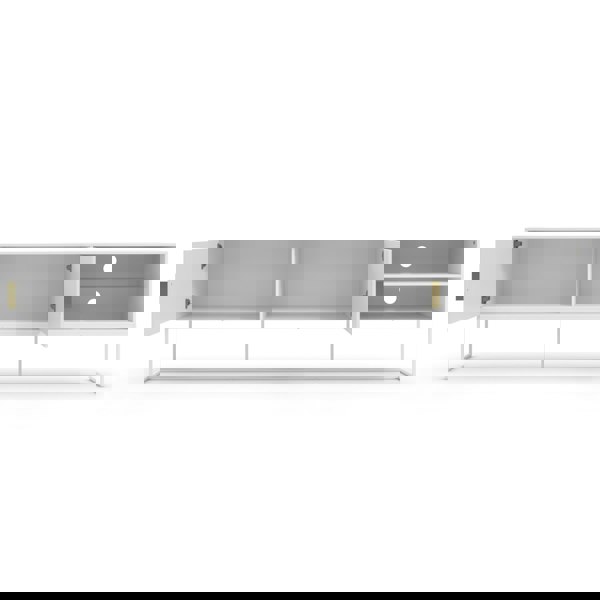 Dorel Home Asia Lowboard with 2 Doors in Anthracite