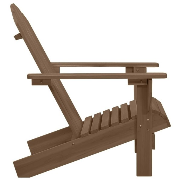 Berkfield Garden Chair Wood Brown