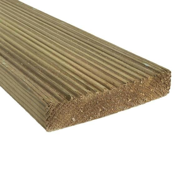 Snowdon Timber Treated Decking Board (T) 19mm (W) 95mm (L) 2.4m