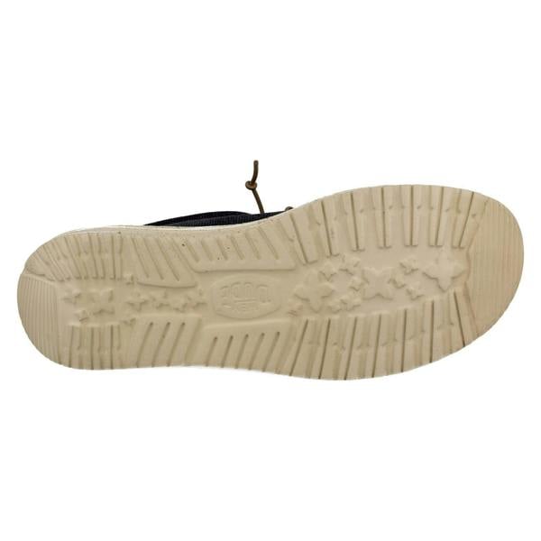 HEYDUDE Mens Hey Dude Slip On Deck Shoes Wally Coastline Jute