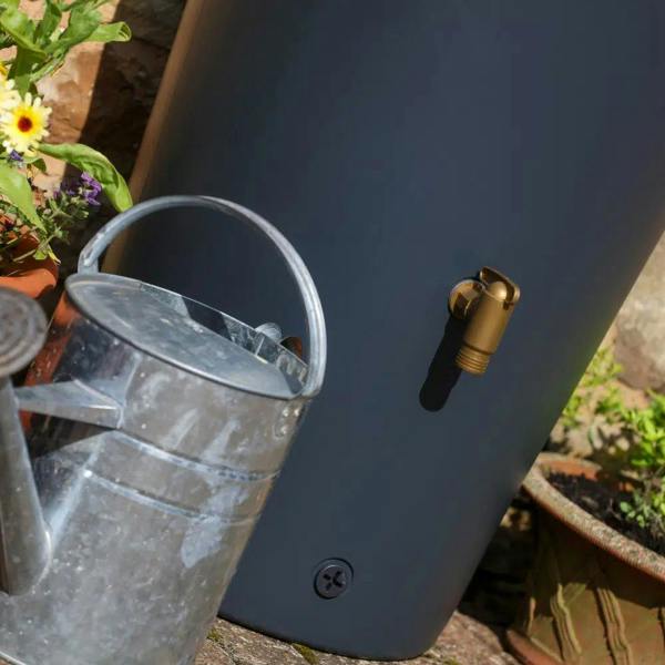 Spudulica Home & Garden Vaso 220L Water Tank – Water Butt Planter with Integrated Planter