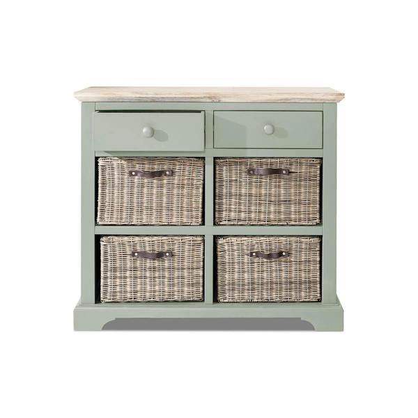 Statement Furniture Florence Sideboard with 2 Drawers and Removable Storage Baskets