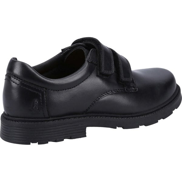 Hush Puppies Logan SNR Leather Boys's Black Shoes