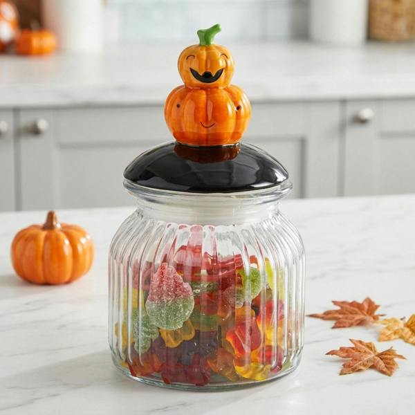 Garden Greatness Haunted Pumpkin Sweat Treat Jar
