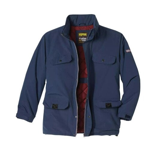 Atlas For Men Mens Water Repellent Outdoor Parka - Navy