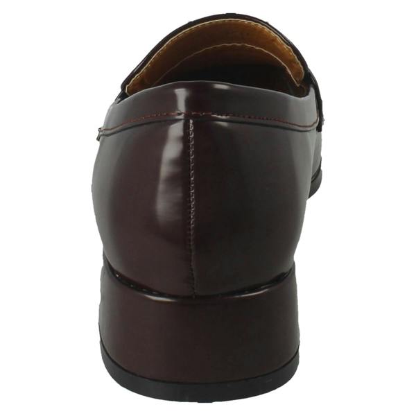 Spot On Ladies Spot On Low Heel Loafer Shoes F90155
