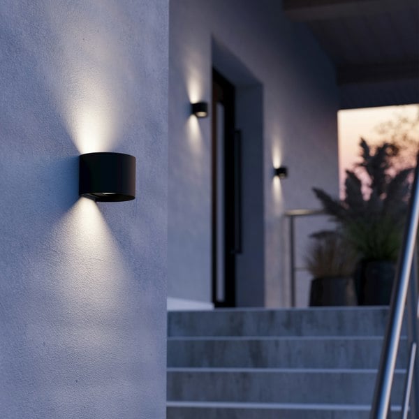 EGLO Calpino 3 Outdoor Wall Light Black