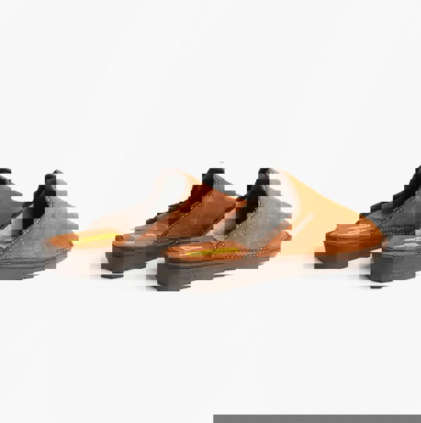 Nordikas 131 DUBLIN Mens Mule Slippers Brown