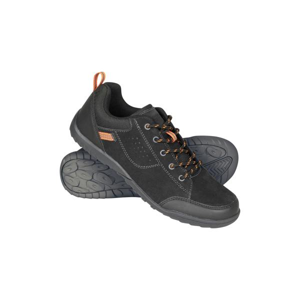 Mountain Warehouse Mens Phantom II Cow Suede Walking Shoes - Grey - 