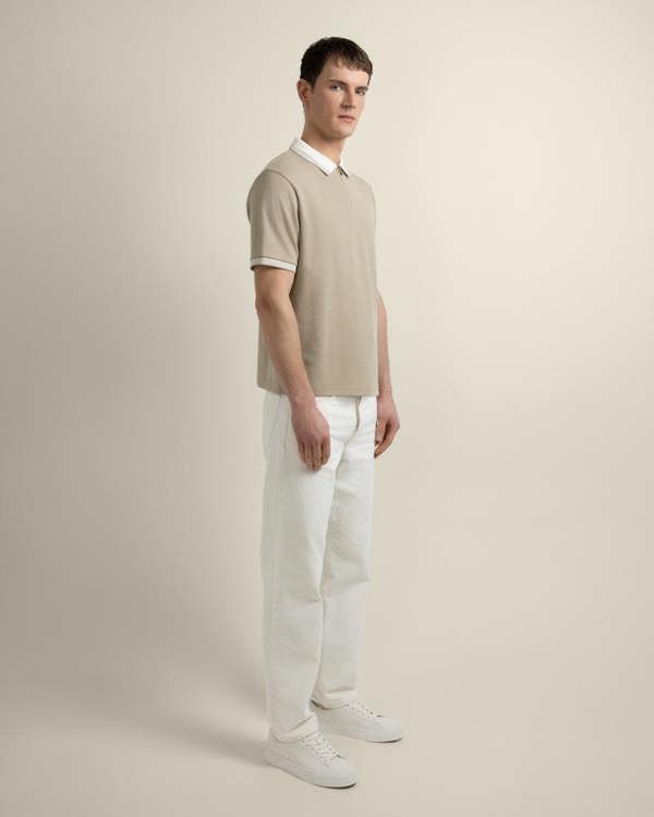 Larsson & Co Nilsson - Contrast Rib Polo Shirt