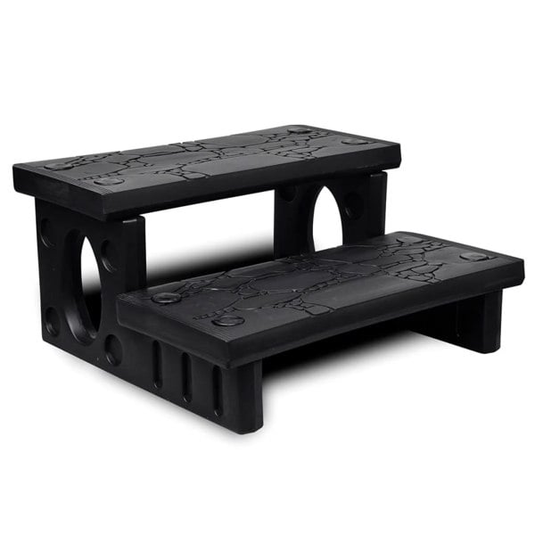 Berkfield Black Spa Steps