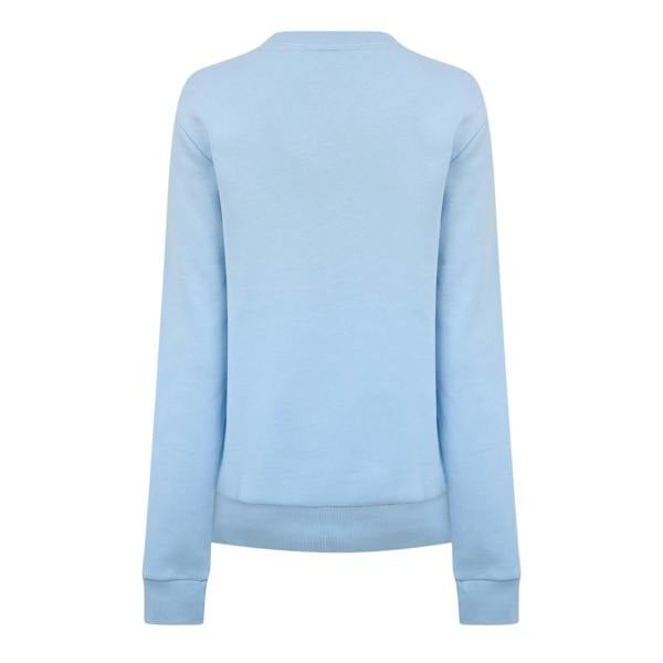 Reebok Womens/Ladies Logo Crew Neck Crop Sweatshirt - Blue - 