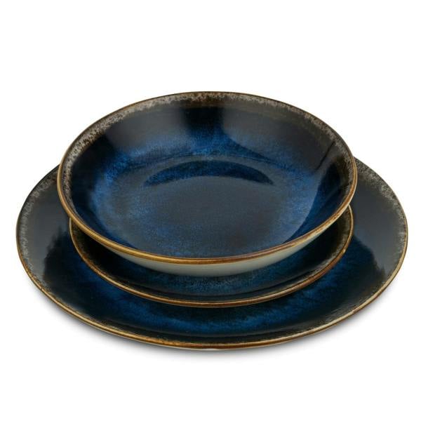 Berlinger Haus BH10301 – 18-Piece Blue Porcelain Dinnerware