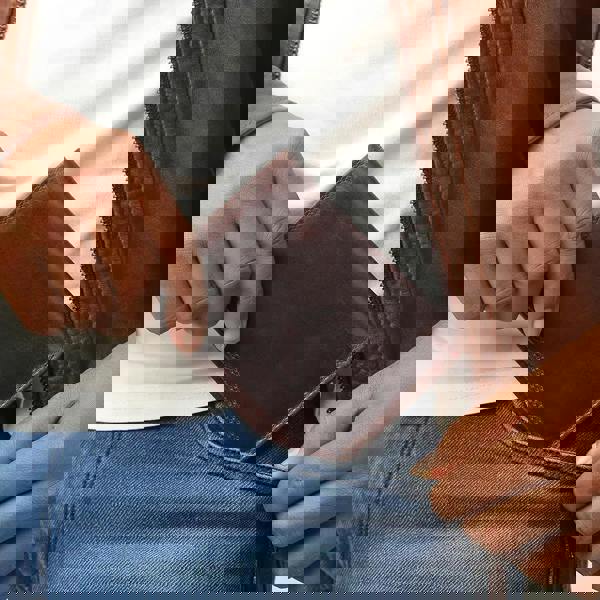 Brown Leather wallet for men