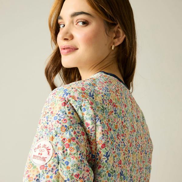 Regatta Womens/Ladies Cath Kidston Ditsy Floral Padded Jacket - Cream Harmony - Cream Harmony - 100% Mixed