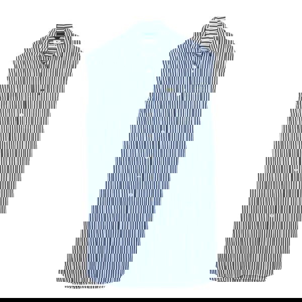 Lacoste Womens/Ladies Poplin Loose Sleeveless Shirt Dress - Blue/White