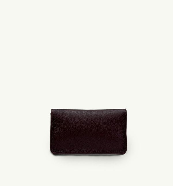 Apatchy London The Mila Leather Phone Bag - Port