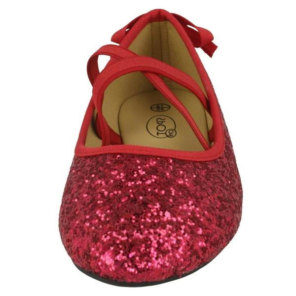 Spot On Girls Spot On Elastic Strap Ballerinas