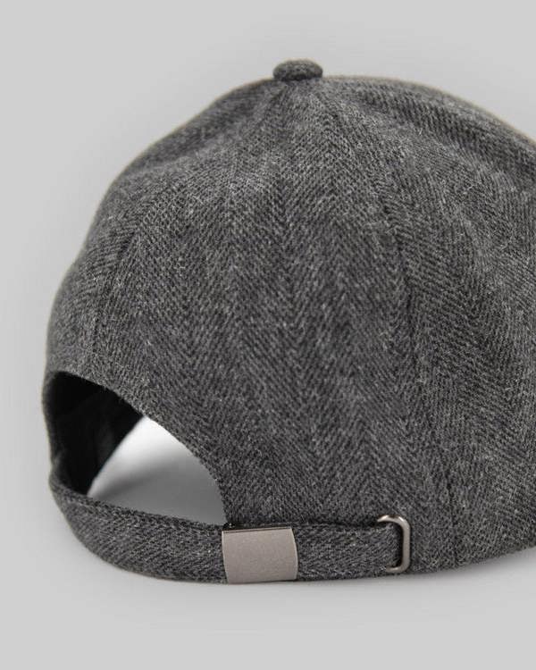 Steel & Jelly Charcoal Herringbone Baseball Cap
