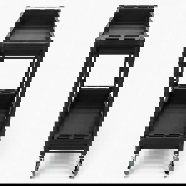 Storage Tool Trolley Utility Cart (2 Tier Rolling Mechanic Workshop On Wheels)