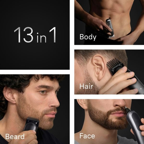 Braun All-in-One Series 7, AIO7560, 13-in-1 Grooming Kit - Grey