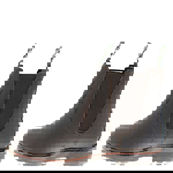 Frank James Brigstock Brogue Leather Pull On Mens Brogue Chelsea Dealer Boots