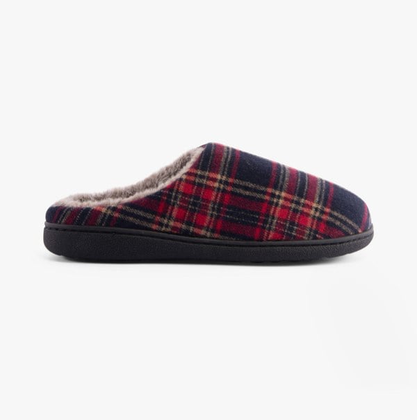 Jo & Joe FALKIRK Mens Slippers Red