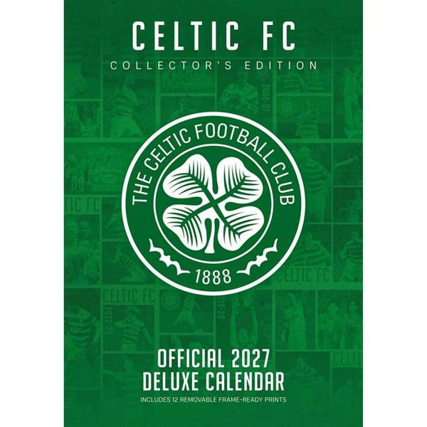 Celtic FC Collector's Edition A3 Calendar 2027, Wall Calendars, Month To View, Sports, Gift