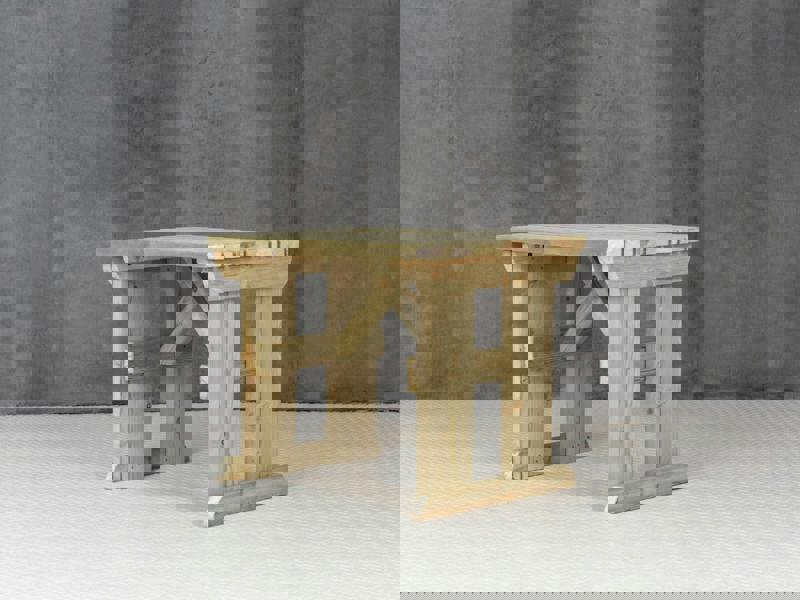 Hollies Rounded Wooden Garden Table – Outdoor Picnic Dining Desk for Gardens, Patios, and Backyards