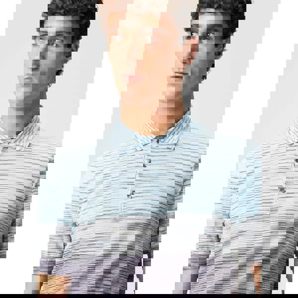 Missoni Slub Polo Shirt   in  Multicoloured