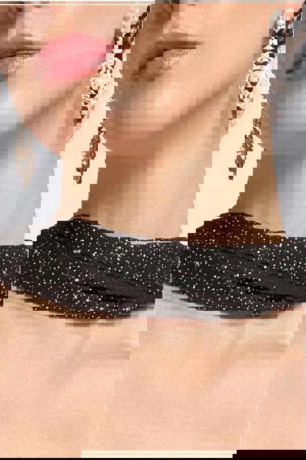 Glitter Chiffon Scarf AC02