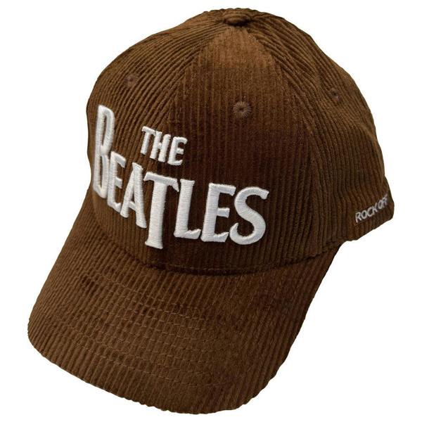 The Beatles Drop T Logo And Apple Corduroy Baseball Cap