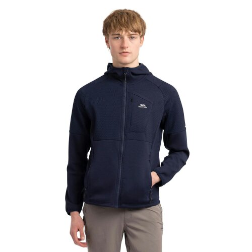 Trespass Mens Bani Active Full Zip Hoodie - Navy - Navy - XS - 90% Polyester/10% Elastane