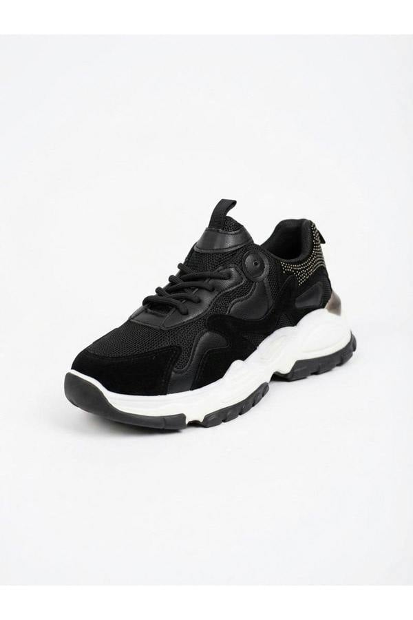 Ivy Studded Chunky Trainers - White