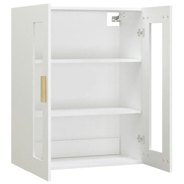 Berkfield Hanging Wall Cabinet White 69.5x34x90 cm