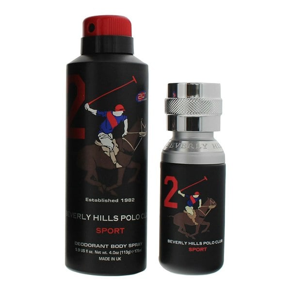 Beverly Hills Polo Club Sport 2 2 Piece Gift Set: Eau De Toilette 50ml - Deodorant Spray 175ml