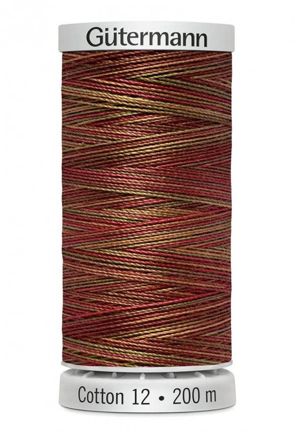 Gutermann No 12 Sulky Cotton Embroidery Thread 200m Cotton Thread Suitable For Embroidery