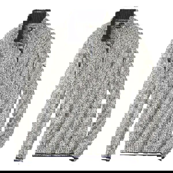 Atlas For Men Mens Mottled Jumper - Grey