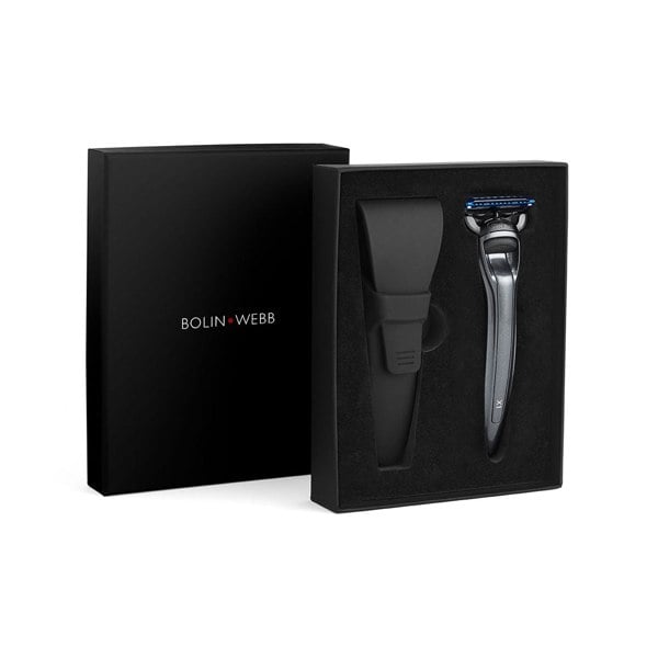 Bolin Webb X1 Eiger Grey Razor & Case - Gillette Fusion 5