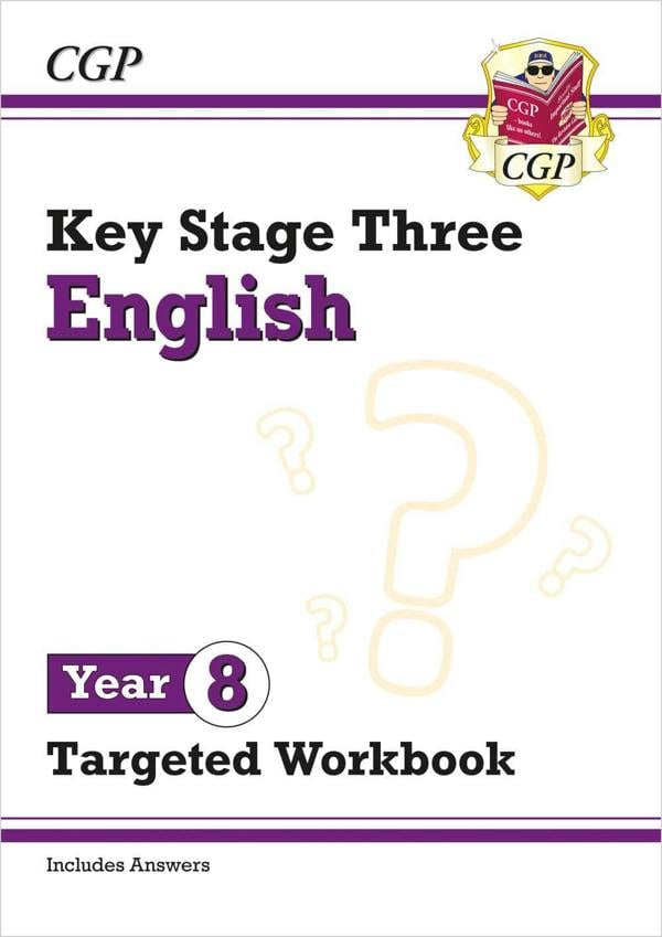 CGP KS3 Year 8 Workbook Bundle – Ages 12-13 (Maths, English, Science, Spelling Punctuation and Grammar)