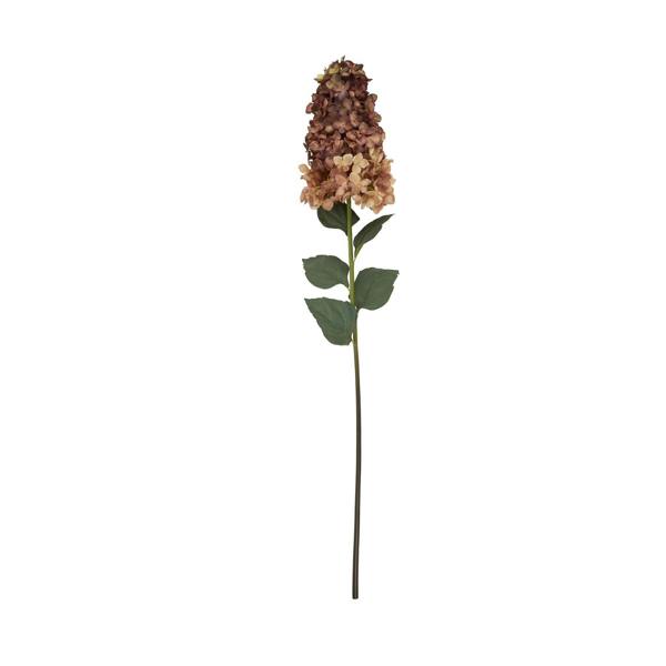 Wyld Haus Set of 3 Artificial Flowers Burgundy Spear Hydrangea Stems