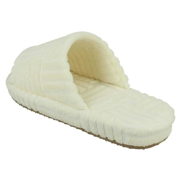 Spot On Ladies Spot On Towelling Slippers X2127