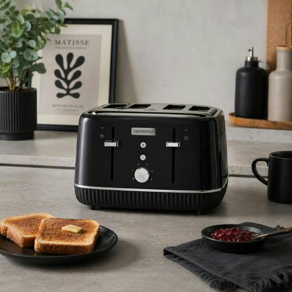 KENWOOD Elegancy TFP10.A0BK 4-Slice Toaster 1800 W Black